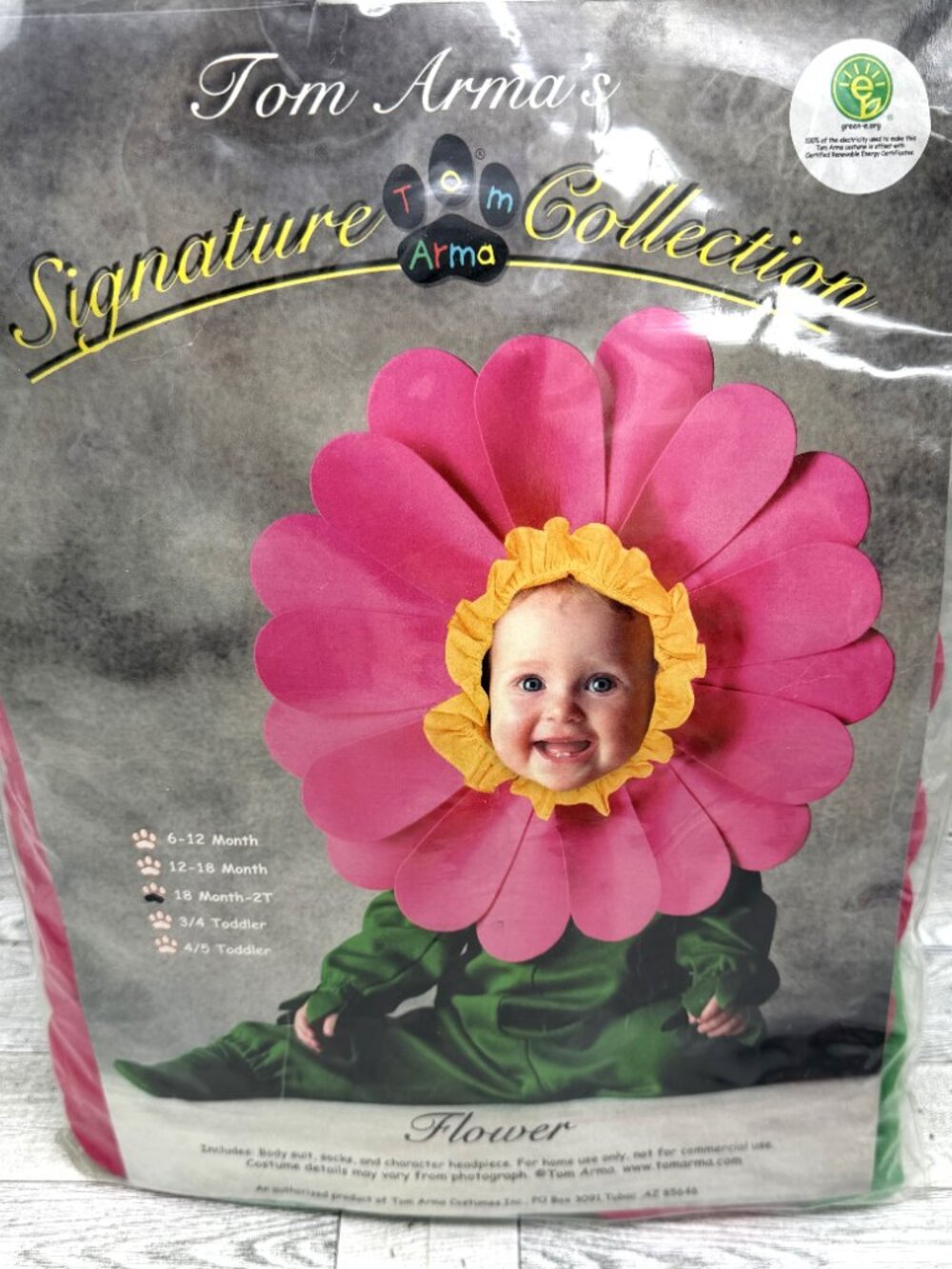 Brand New Tom Arma's Signature Collection "Flower" Halloween Costume 18 Mos-2T